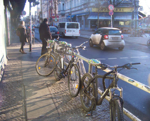 Berlin Mitte Verteilung Sattelschoner Pukka Tee