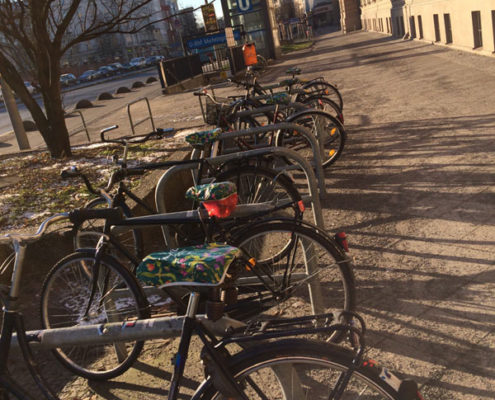 Berlin Mehringdamm Verteilung Sattelüberzieher Pukka Tee